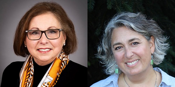 Smart Moves headshots of Inge Morascini and Krista Loercher, Embrace Whidbey and Camano Islands