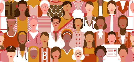 illustration of various women