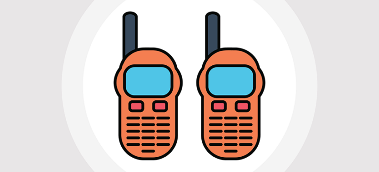 how does the walkie talkie app work