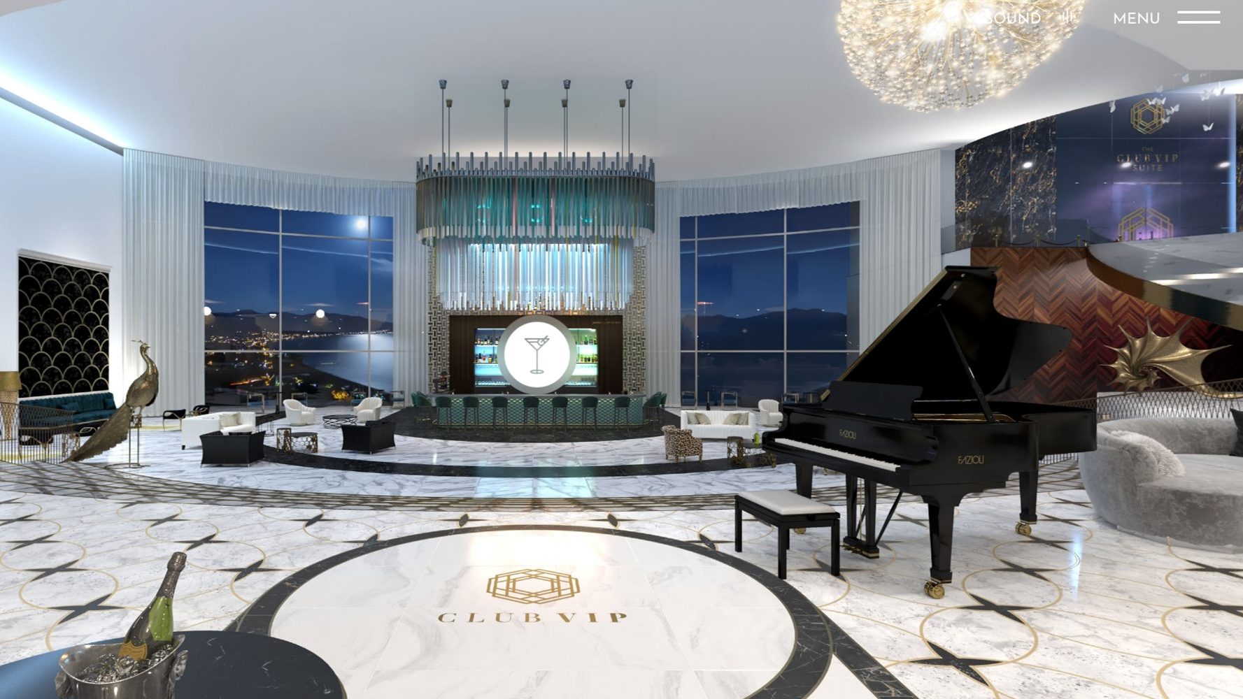 Who is the mysterious luxury brand VIP membership room for?