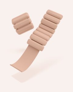 A pair of pink wrist weights for Smart Style