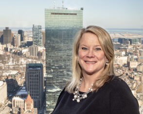 A portrait of Martha Sheridan, co-chair of MMB and CEO of Boston CVB