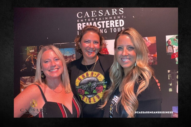 Image of attendees at Caesars Entertainment Remastered Tour event.