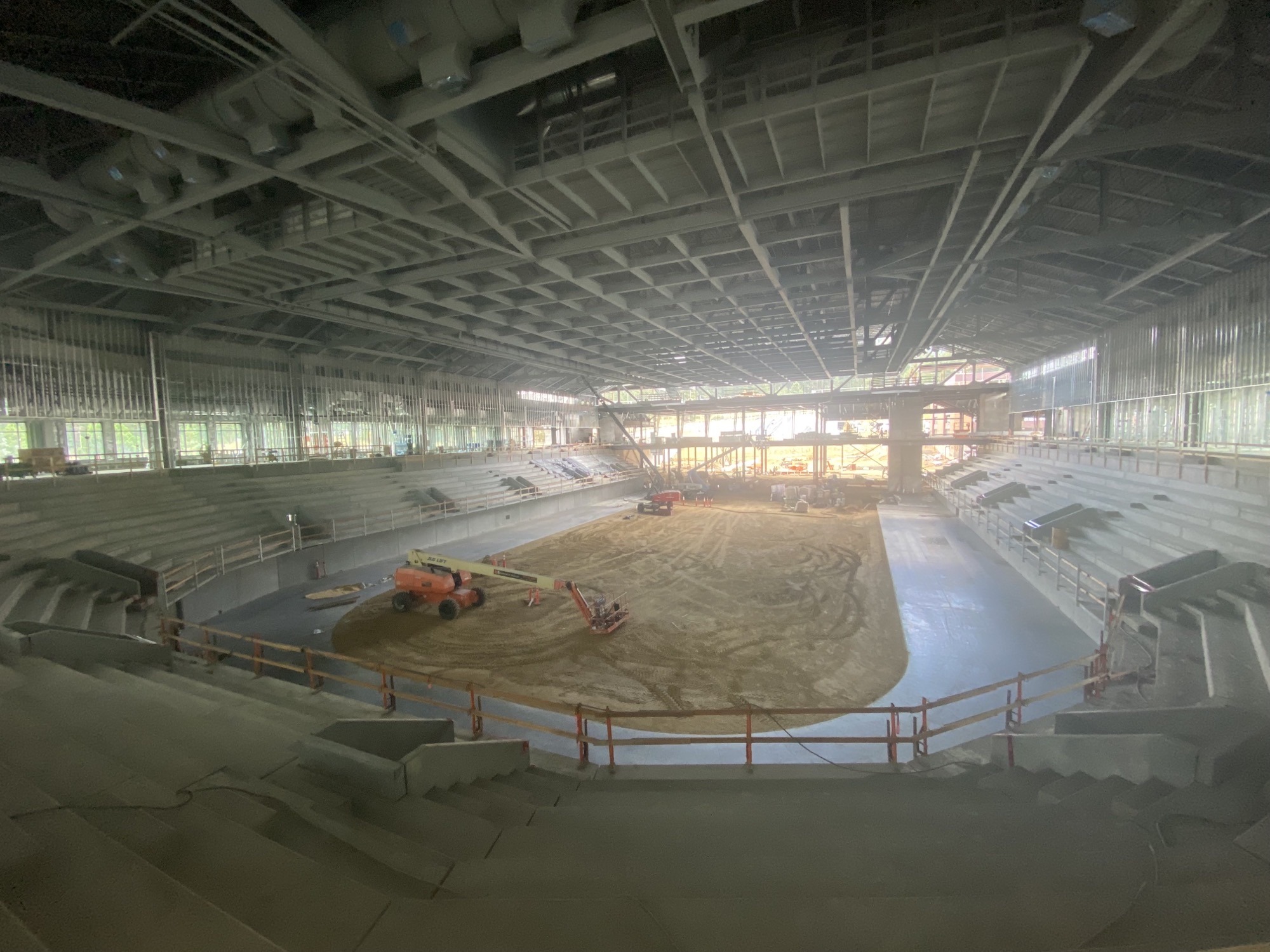 View of main floor at the Tahoe South Event Center.