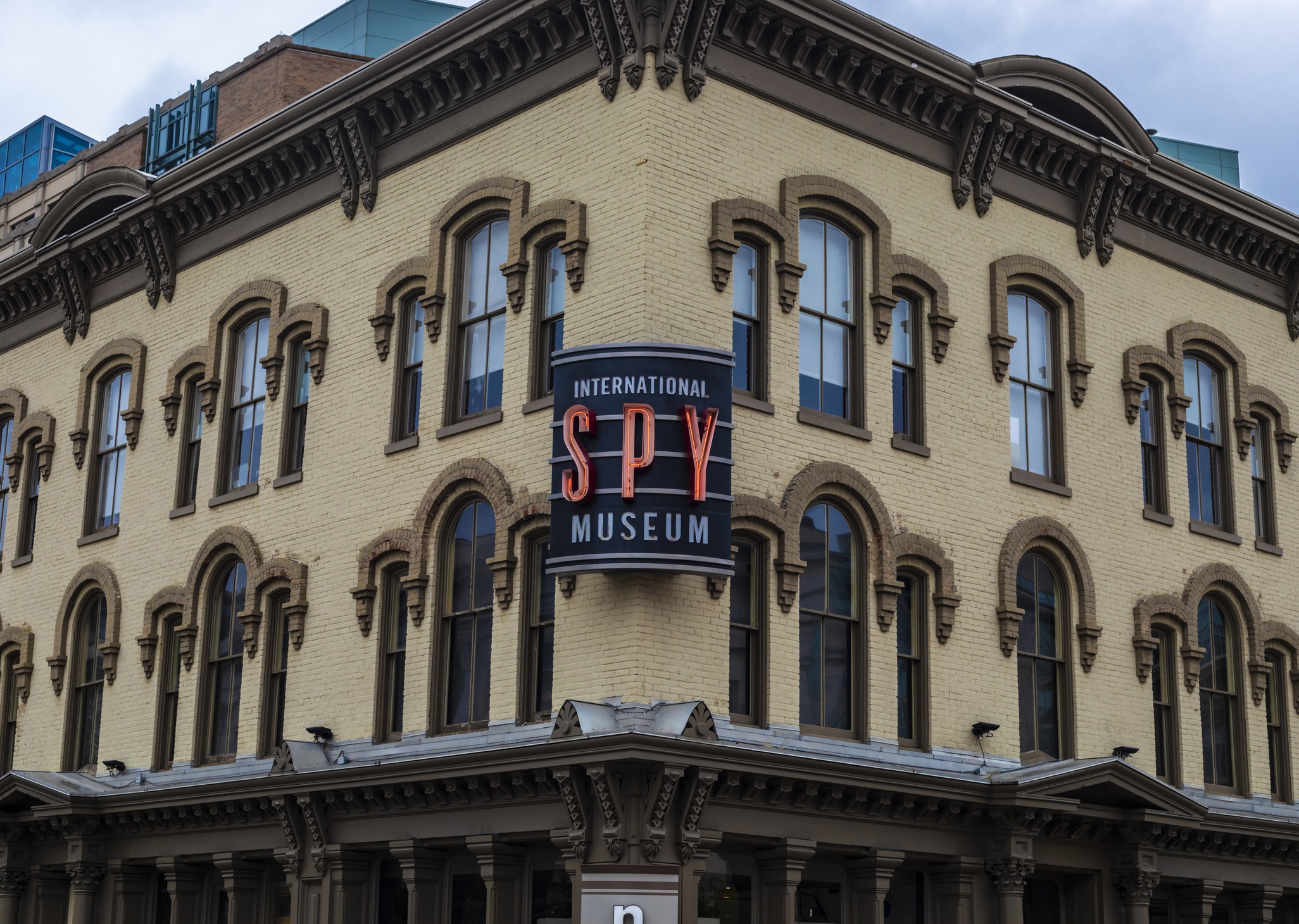 exterior of International Spy Museum