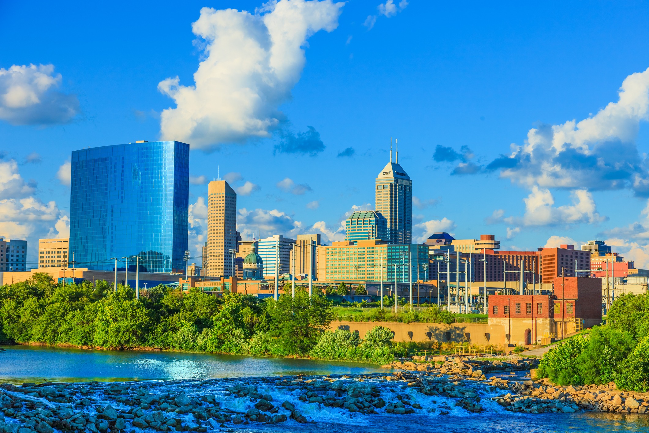 Indianapolis skyline, Indiana