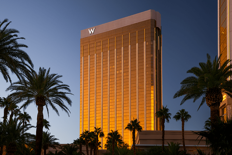 rendering on W Las Vegas on the strip in las vegas