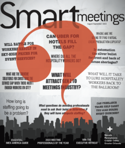 cover of smart meetings august/september 2022 issue