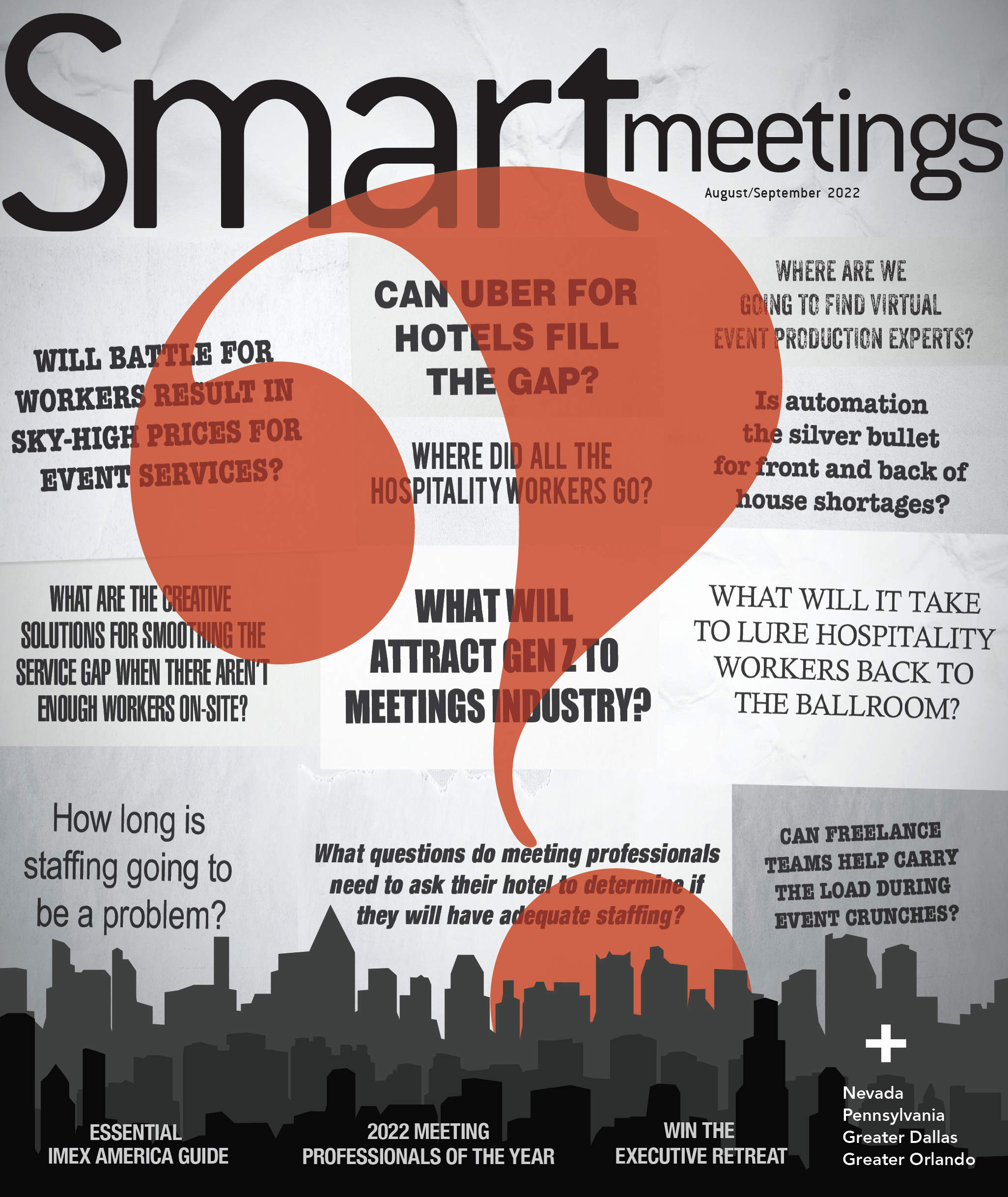 cover of smart meetings august/september 2022 issue