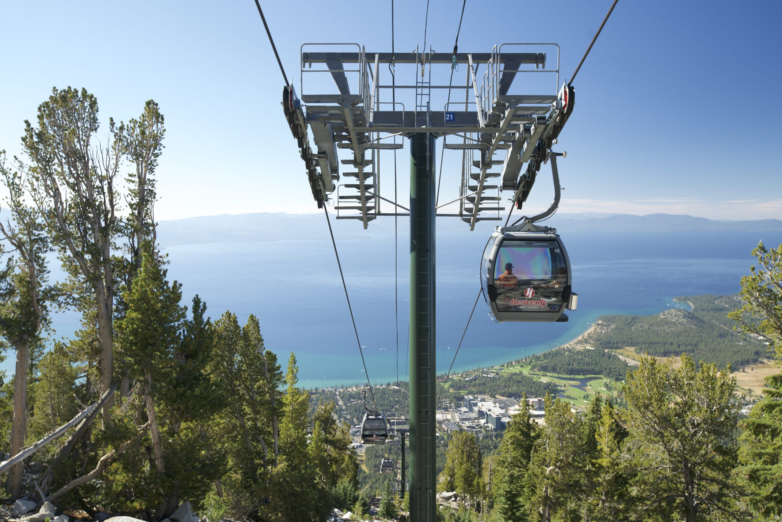 Heavenly Mountain Gondala in lake tahoe