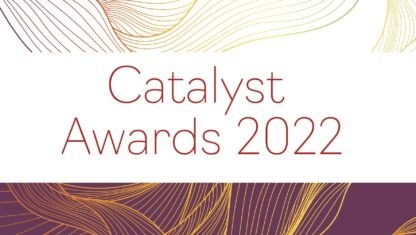 2022 catalyst award banner