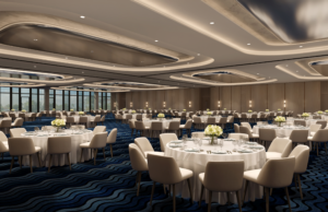 Image of the Grand Ballroom at Fontainebleau Miami Beach. 