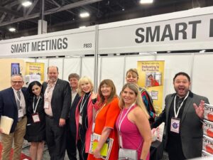 Smart Meetings team at IMEX booth