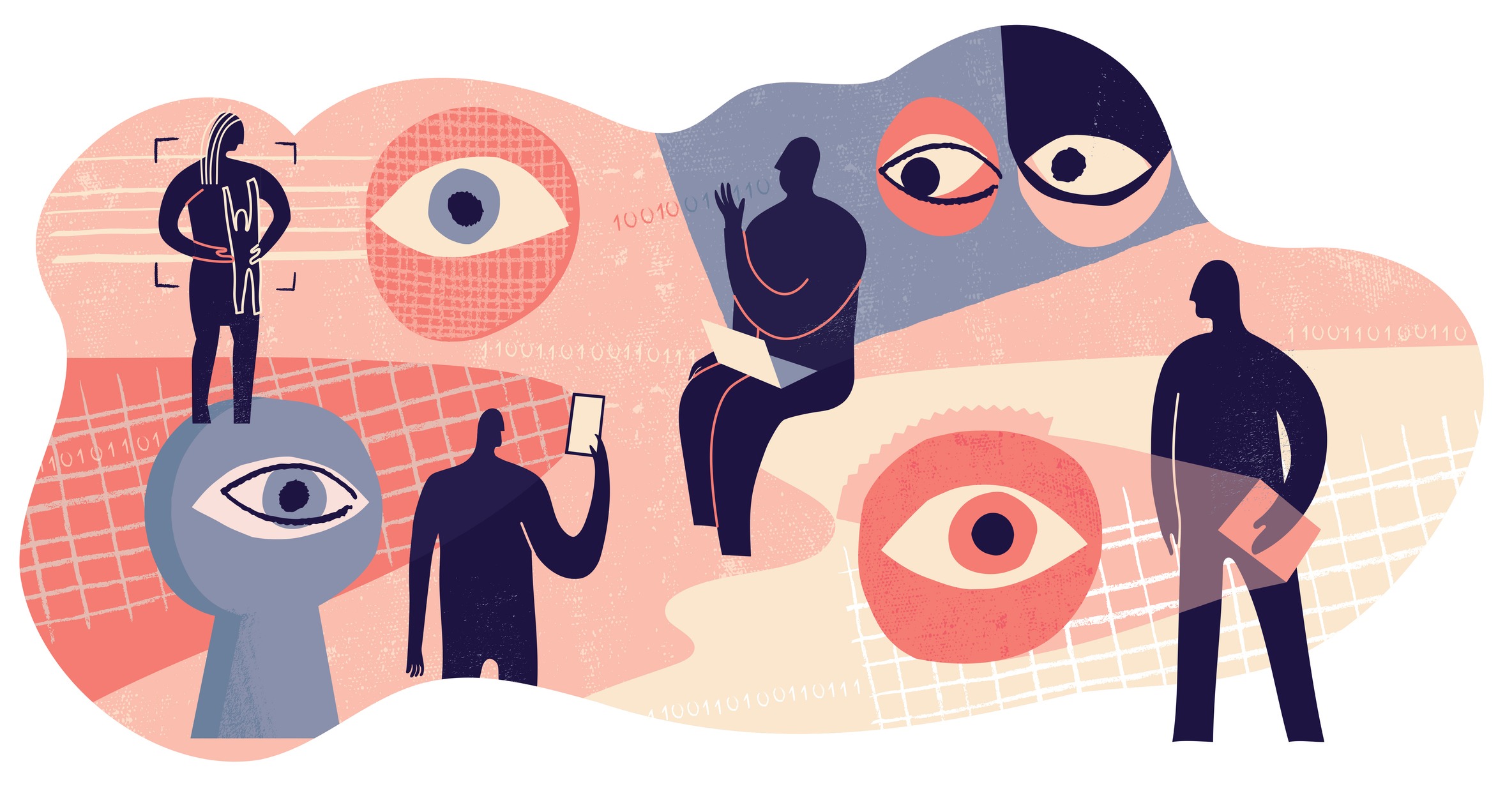 mass surveillance illustration