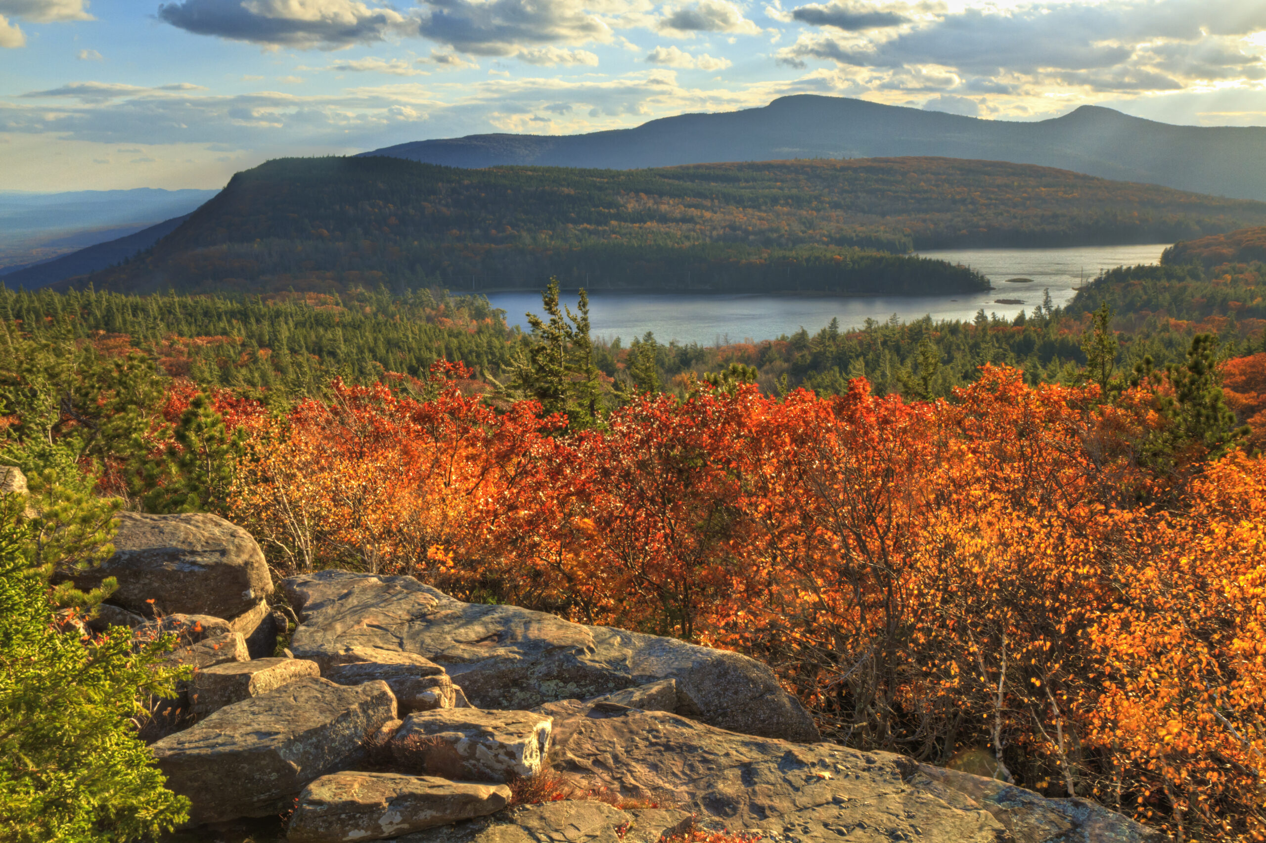 North-South Lake in the Catskills Mountains of New York