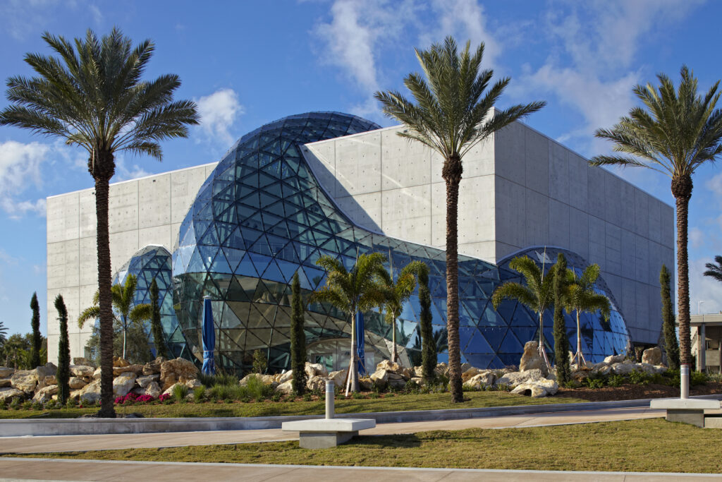 exterior of The Dali Museum in St. Pete
