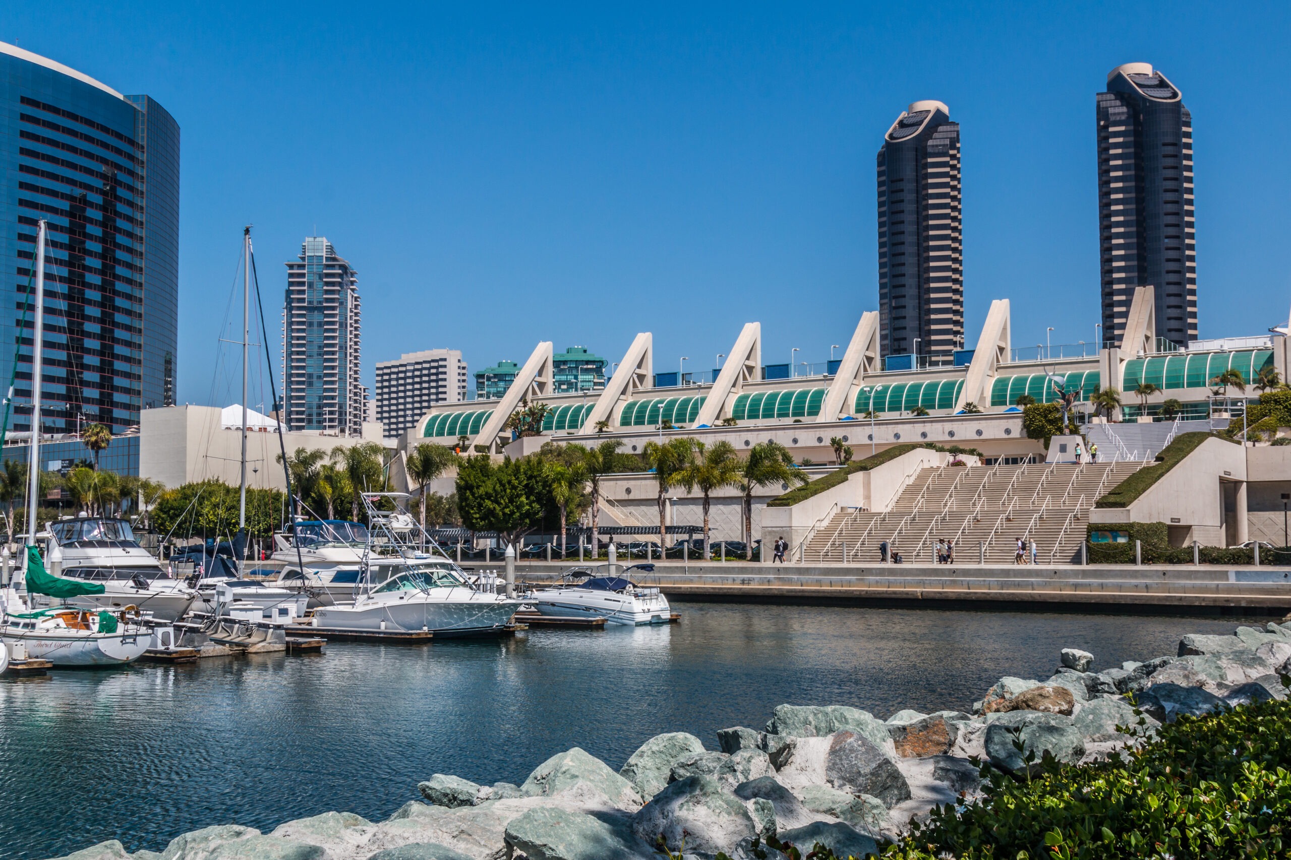 exterior of San Diego convention center