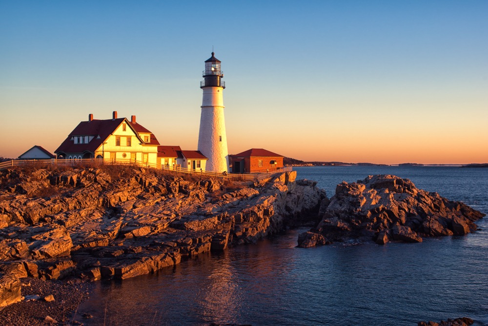 light house in maine