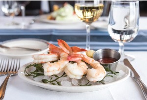 shrimp cocktail at Harbor House