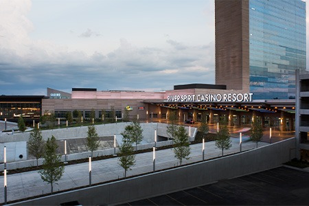 River Spirit Casino Resort exterior