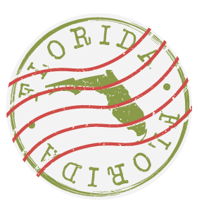 green florida stamp