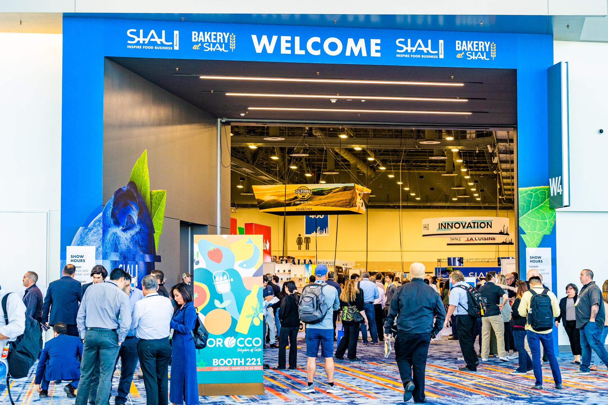 entrance to SIAL event