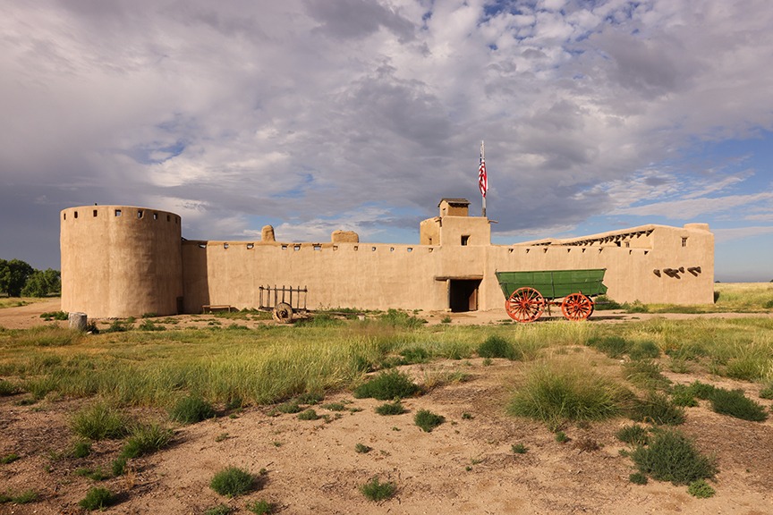 exterior of Fort Bent