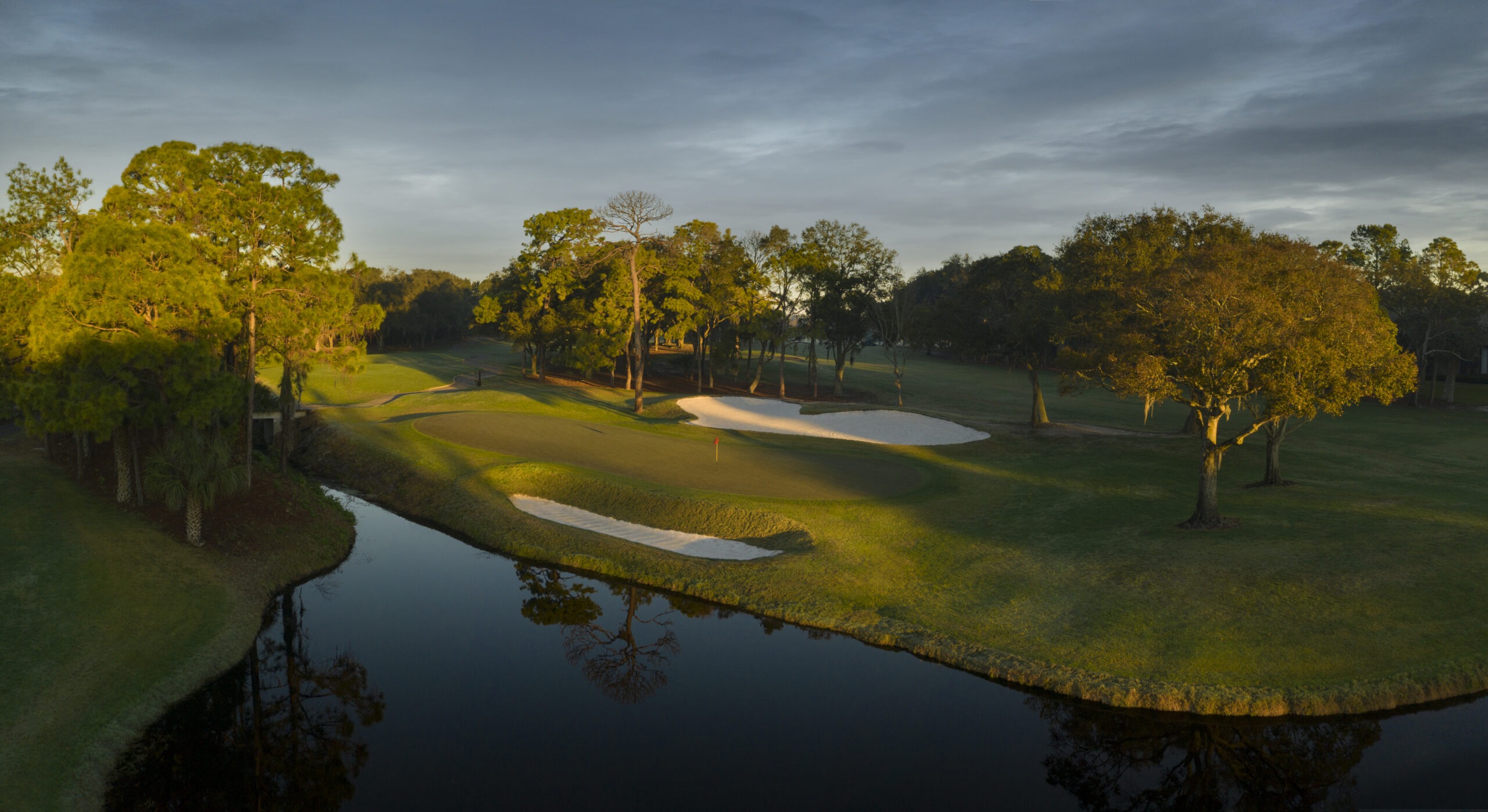aerial shot of golf course at Innisbrook Resort