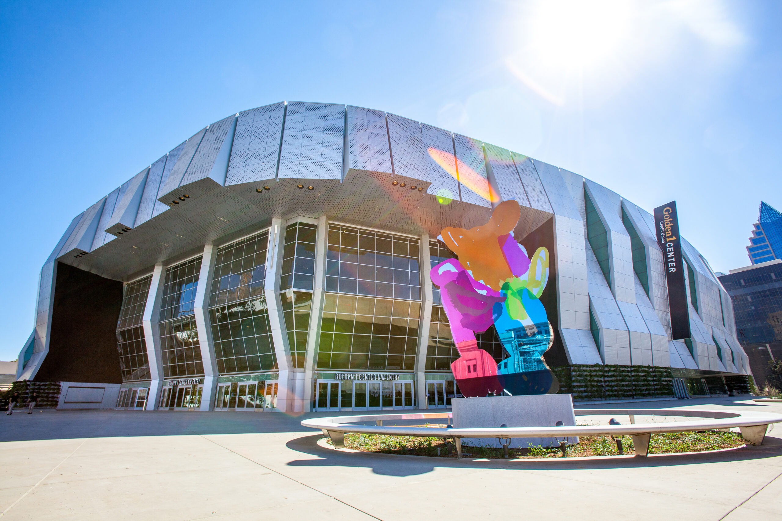 exterior of convention center