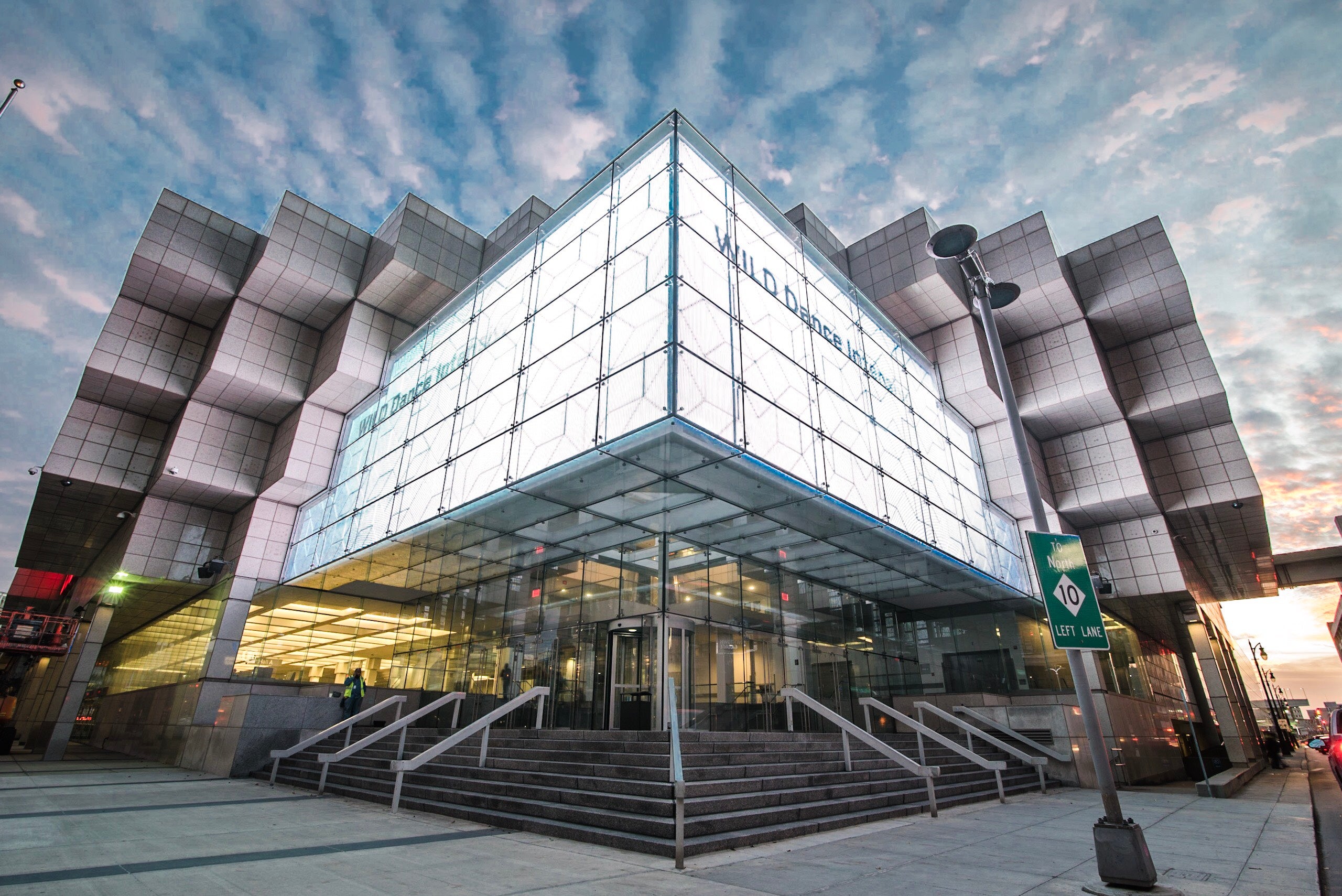 exterior of convention center