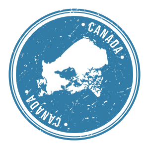 blue stamp of canada