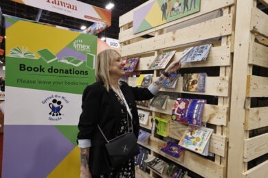 Book donations at IMEX 2022