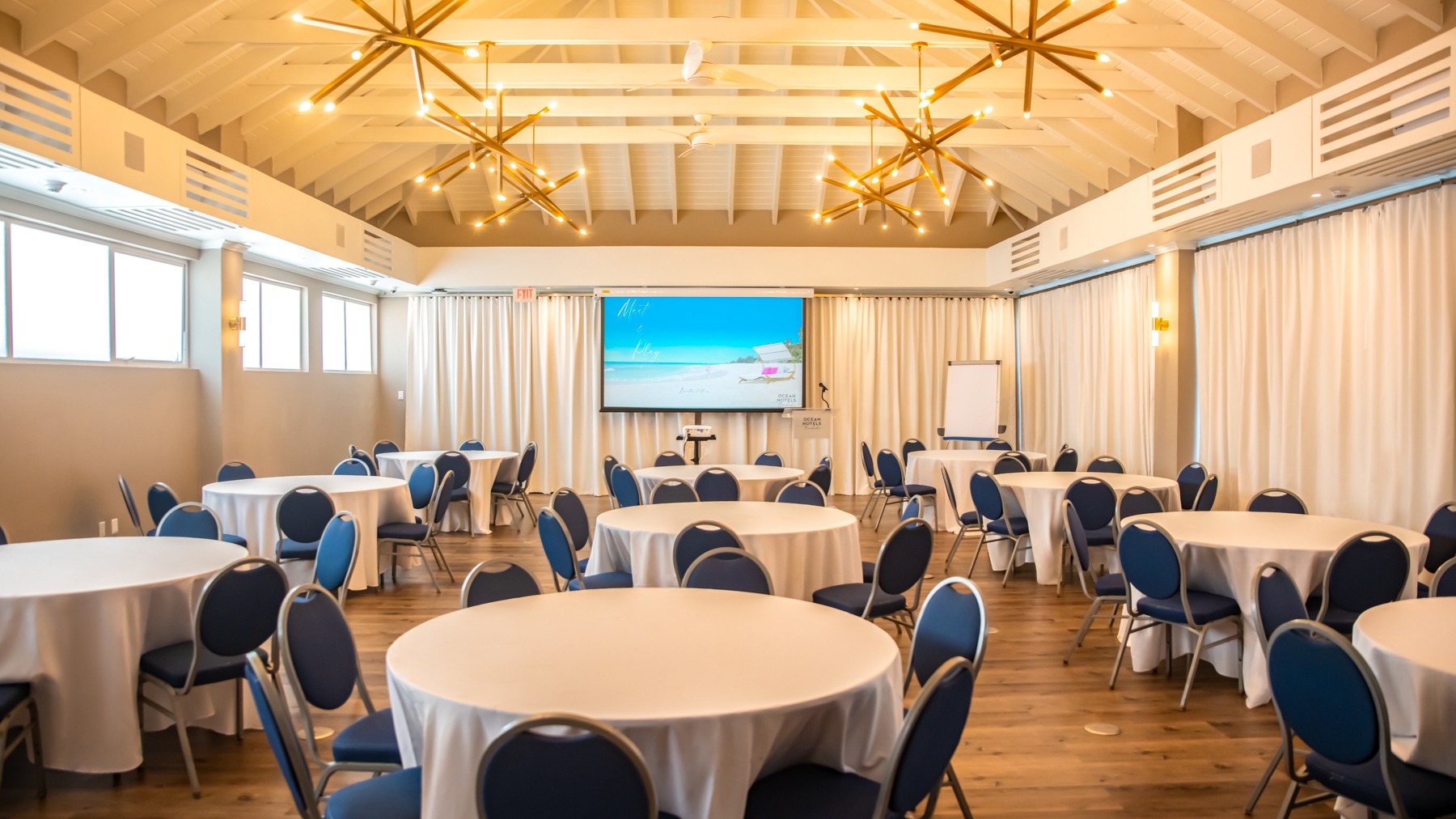 New and Renovated Hawksbill Conference Room at O2 Beach Club and Spa in Barbados