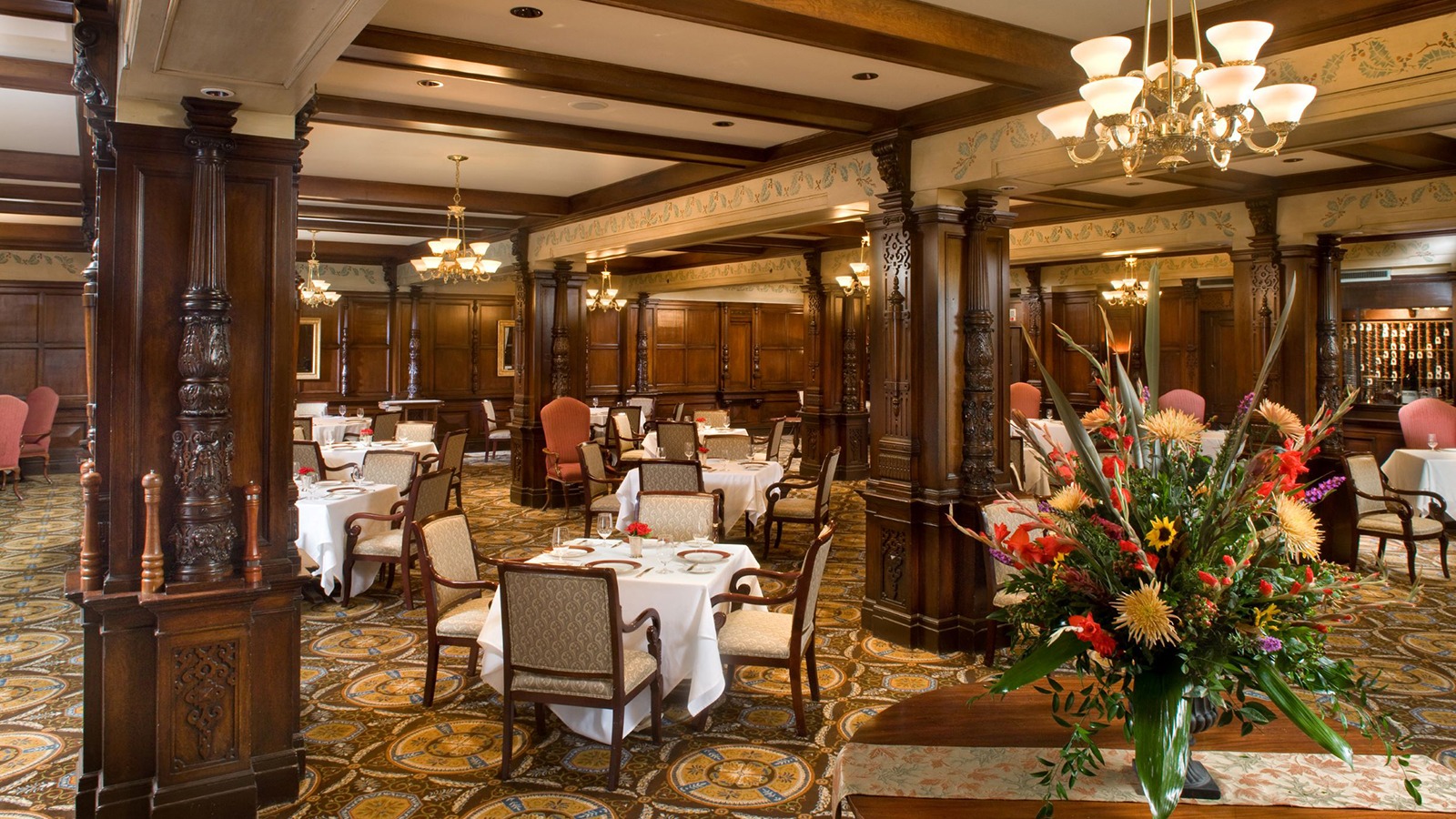 The Oakroom at The Seelbach Hilton for Halloween meetings