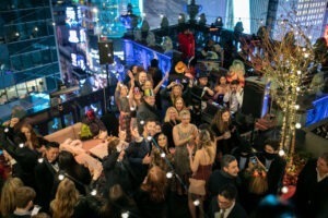 M Social Hotel Times Square outdoor terrace new years celebration 