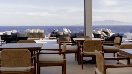 View of the Aegean Sea from The Belvedere at Cali Mykonos