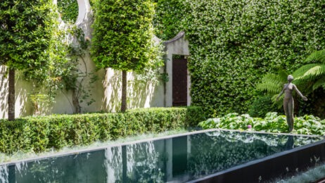 The courtyard pool at Inspirato Lusso Moderno in Florence for 11.22.23 New and Renovated feature image