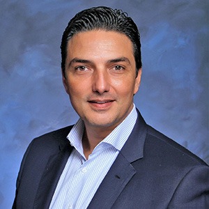 Headshot of TJ Joulak, general manager at Waldorf Astoria Maldives Inthaafushi