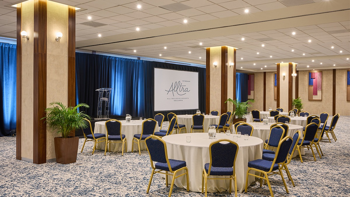 The ballroom at Wyndham Alltra Vallarta for New and Renovated