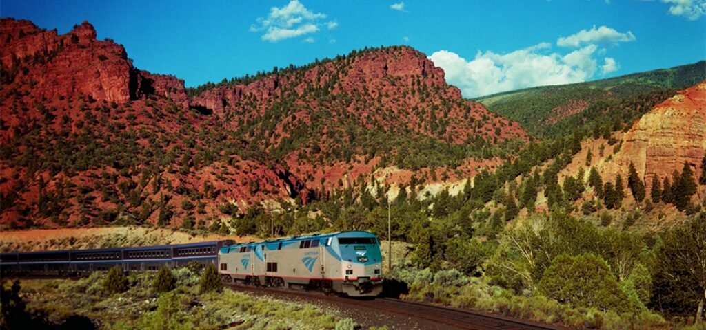 Southwest Chief Amtrak through Arizona 