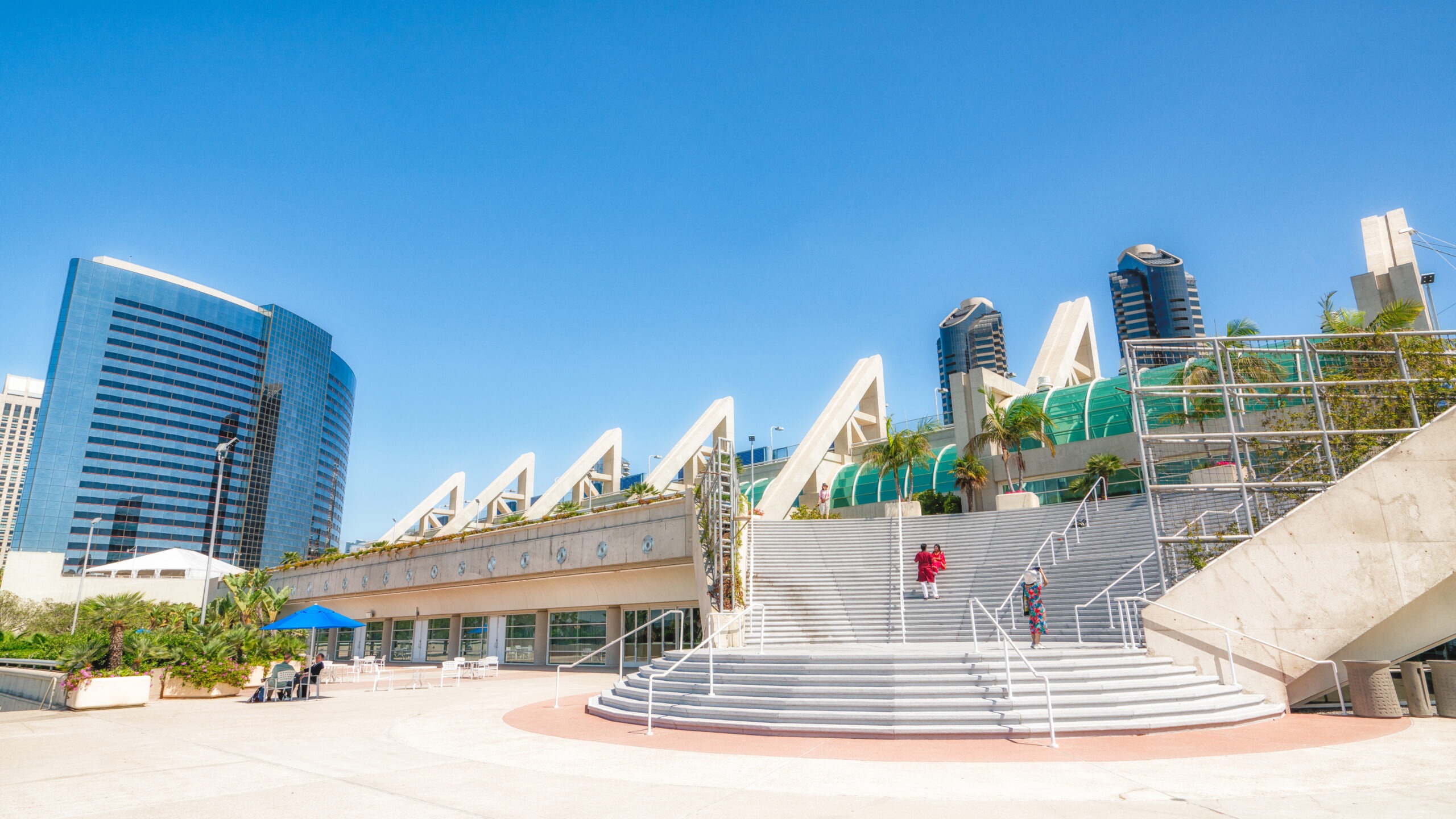 convention center staircase