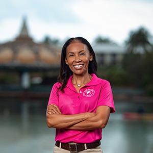Michelle Liu, vice president of marine and water park operations at Atlantis Bahamas