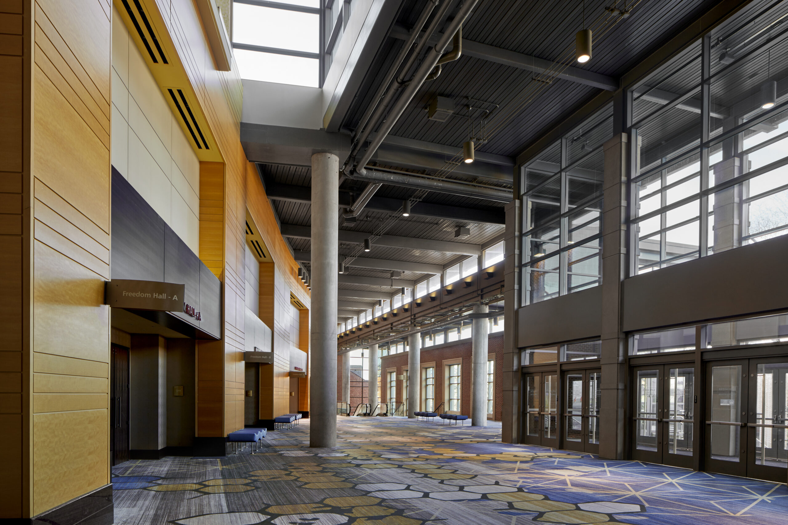 lobby at Lancaster County Convention Center