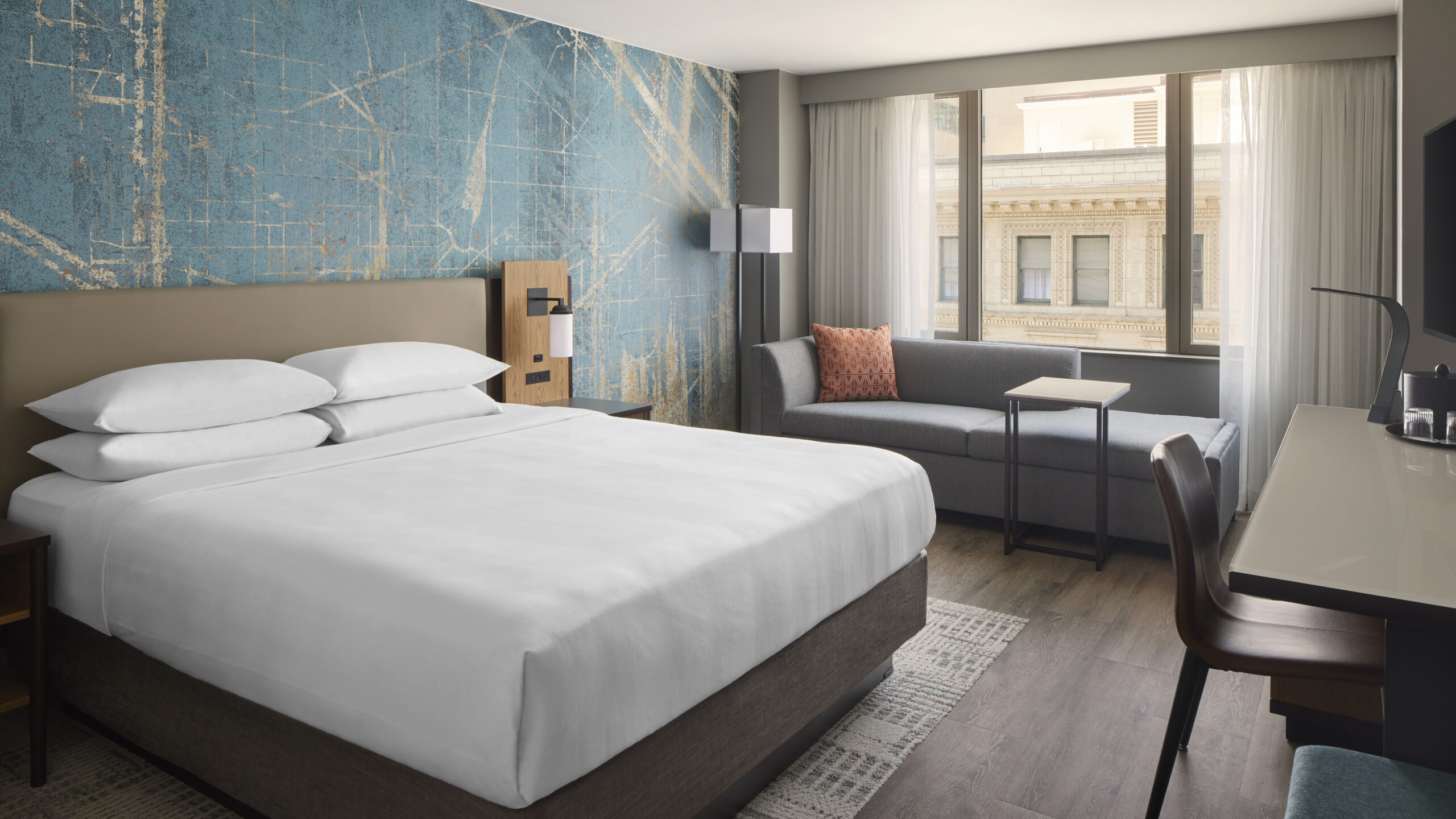 Guest room at Washington Marriott at Metro Center for new and renovated