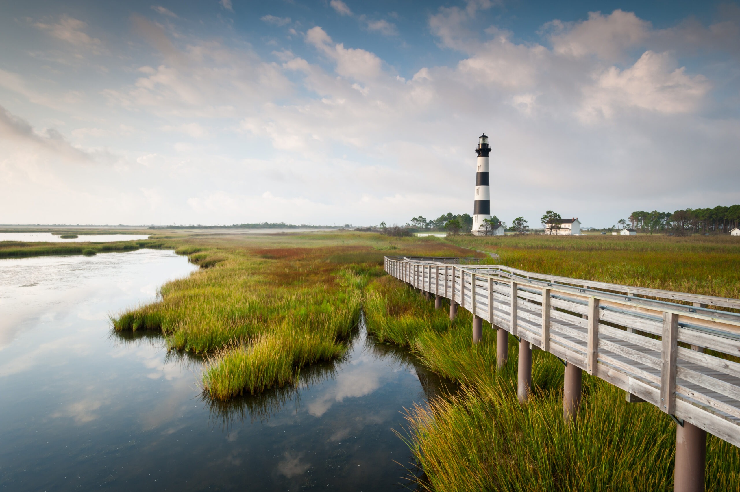 lighthouse at Bodie Island in Outer Banks