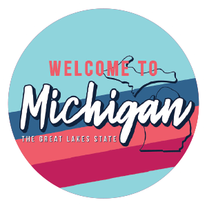 image that reads "welcome to michigan"