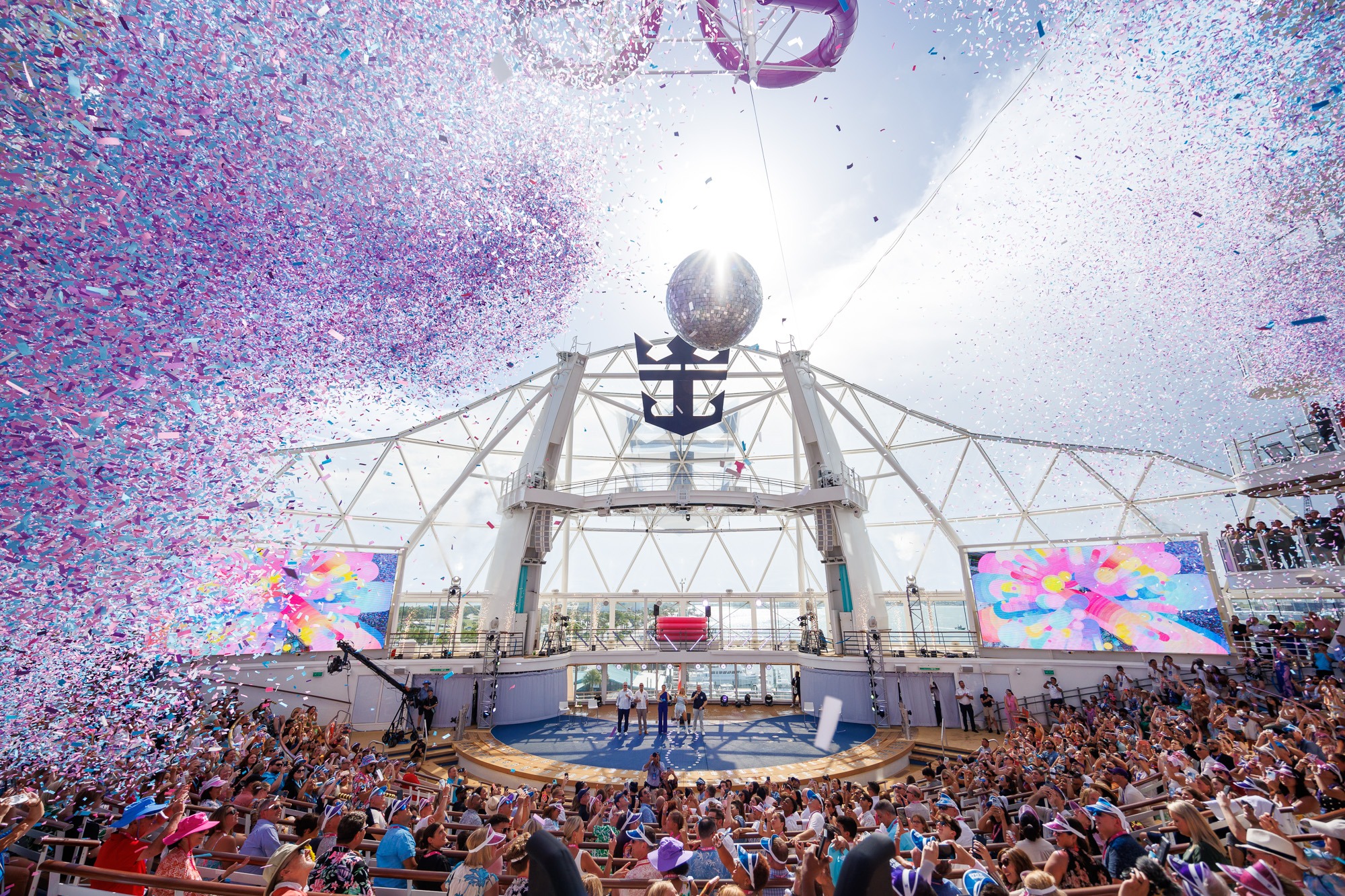 Utopia of the Seas naming ceremony 