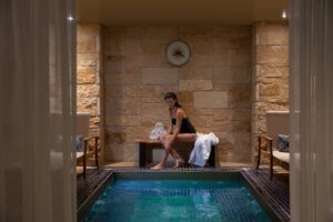 woman in spa at LansdowneResort