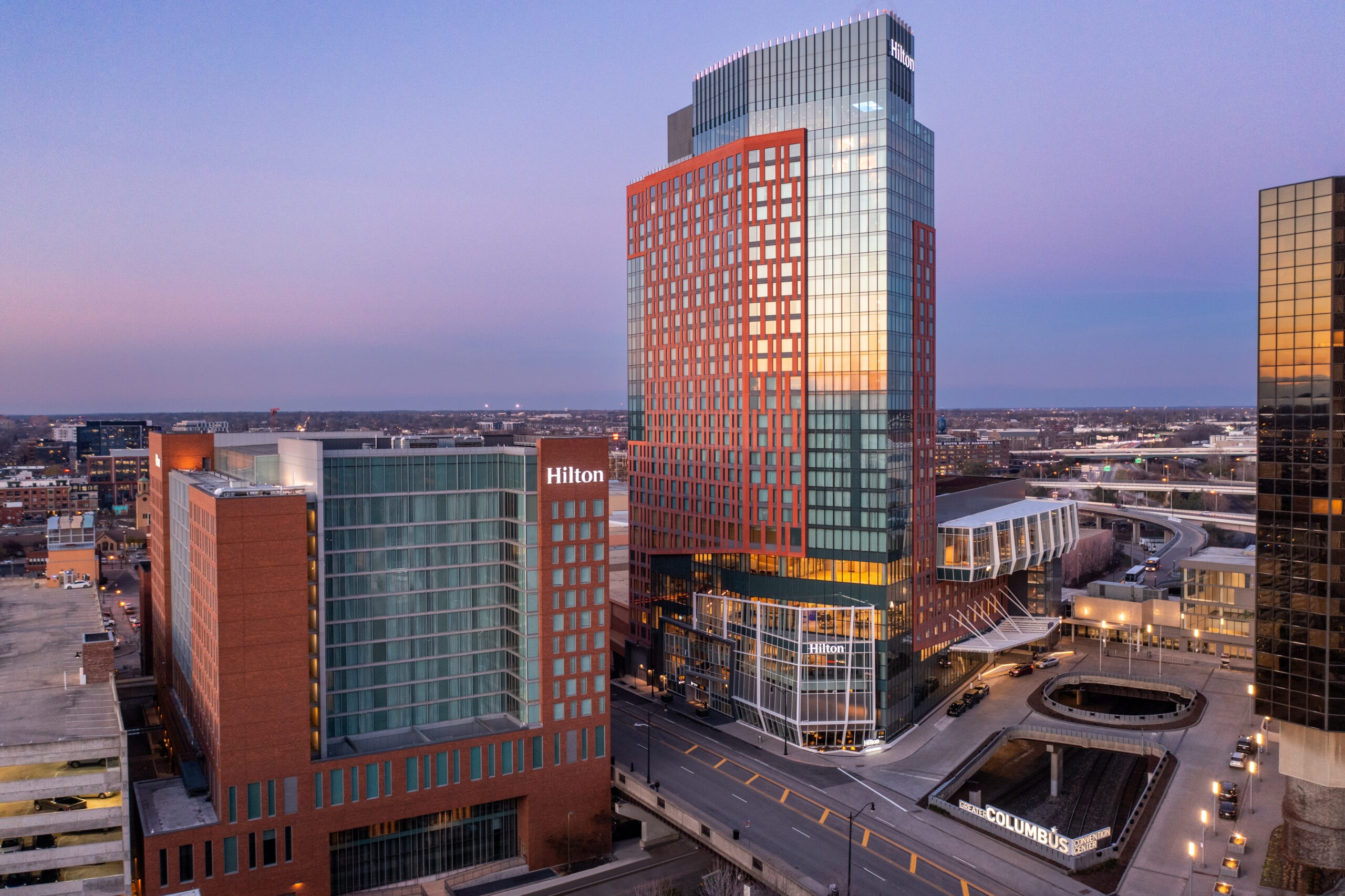 Hilton Columbus Downtown exterior