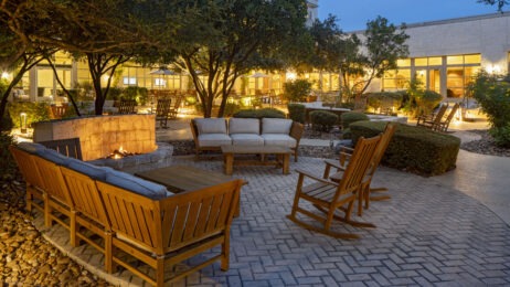 Hilton Hill Country courtyard firepits for New and Renovated 8/21/2024 feature image